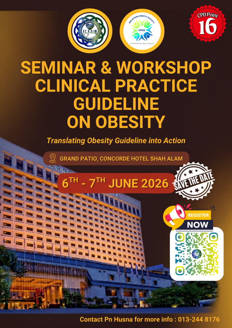 Tentative Seminar & Workshop CPG on Obesity 6-7 June 2026