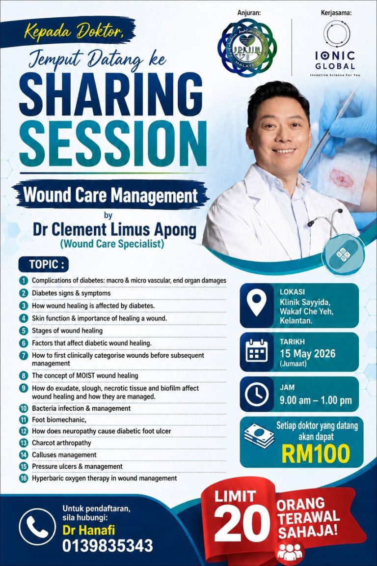 Wound Care Management Kelantan 15 May 2026